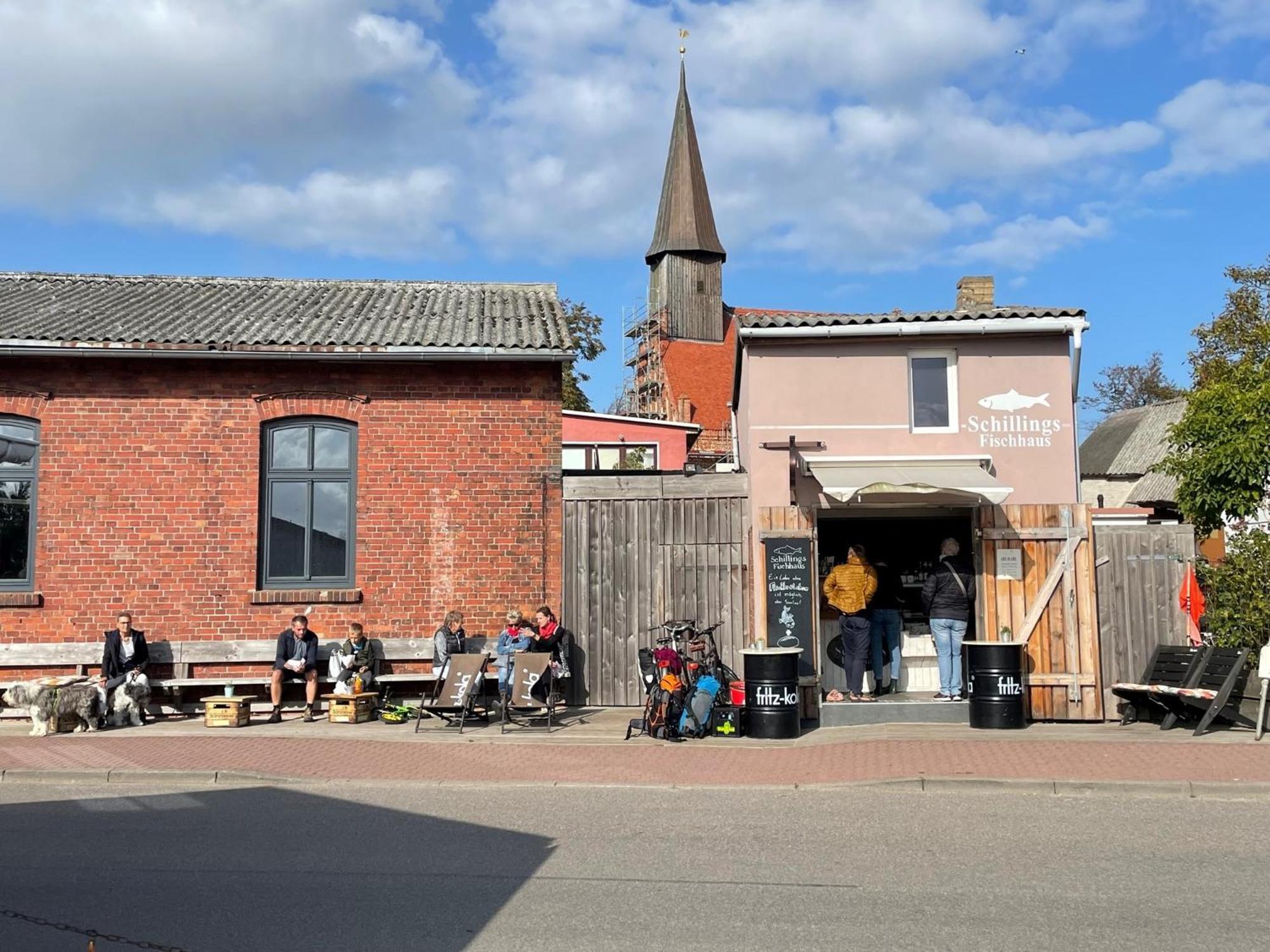 Reetferienhaus - Schaprode Hafen Bagian luar foto