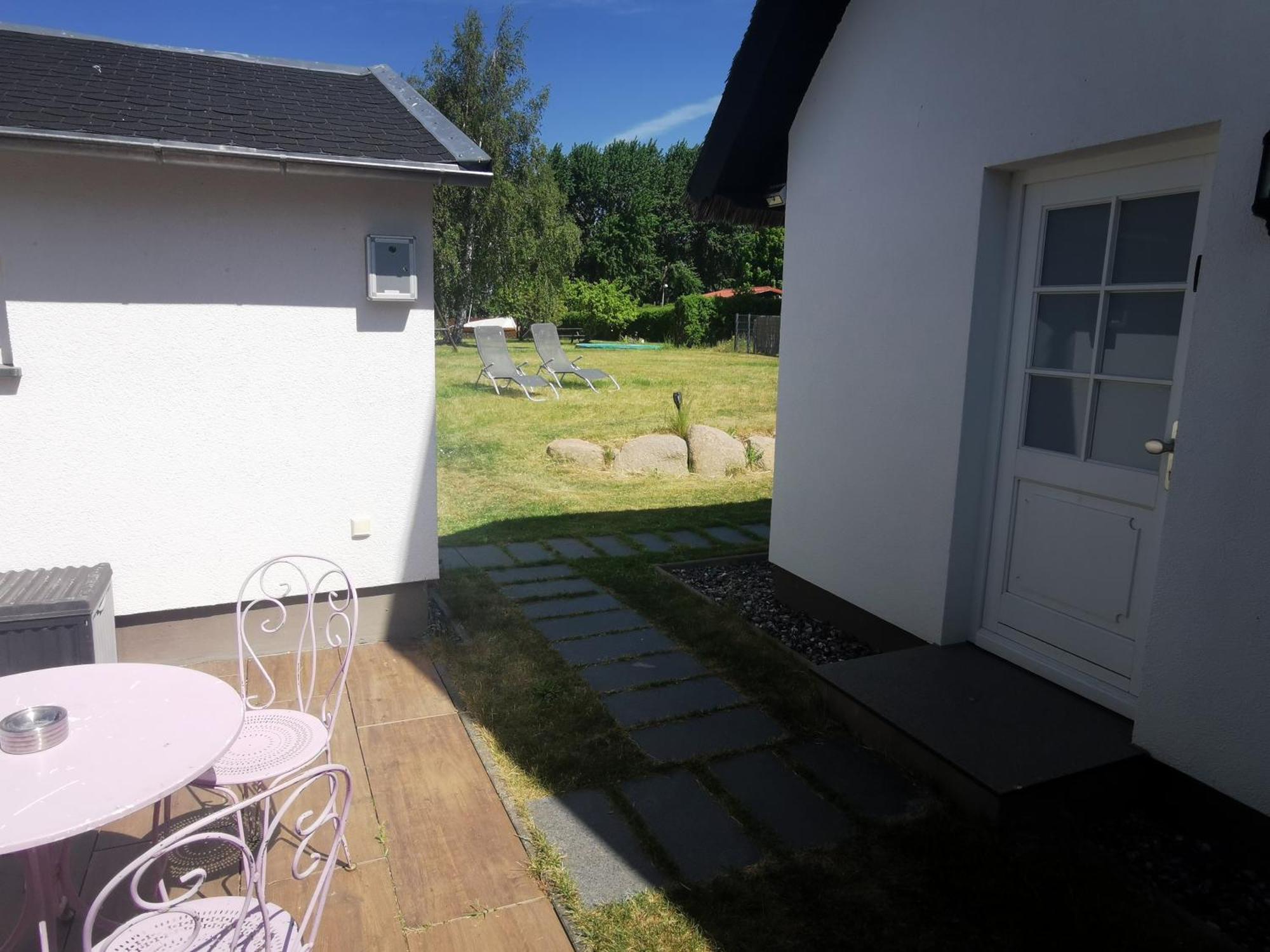 Reetferienhaus - Schaprode Hafen Bagian luar foto