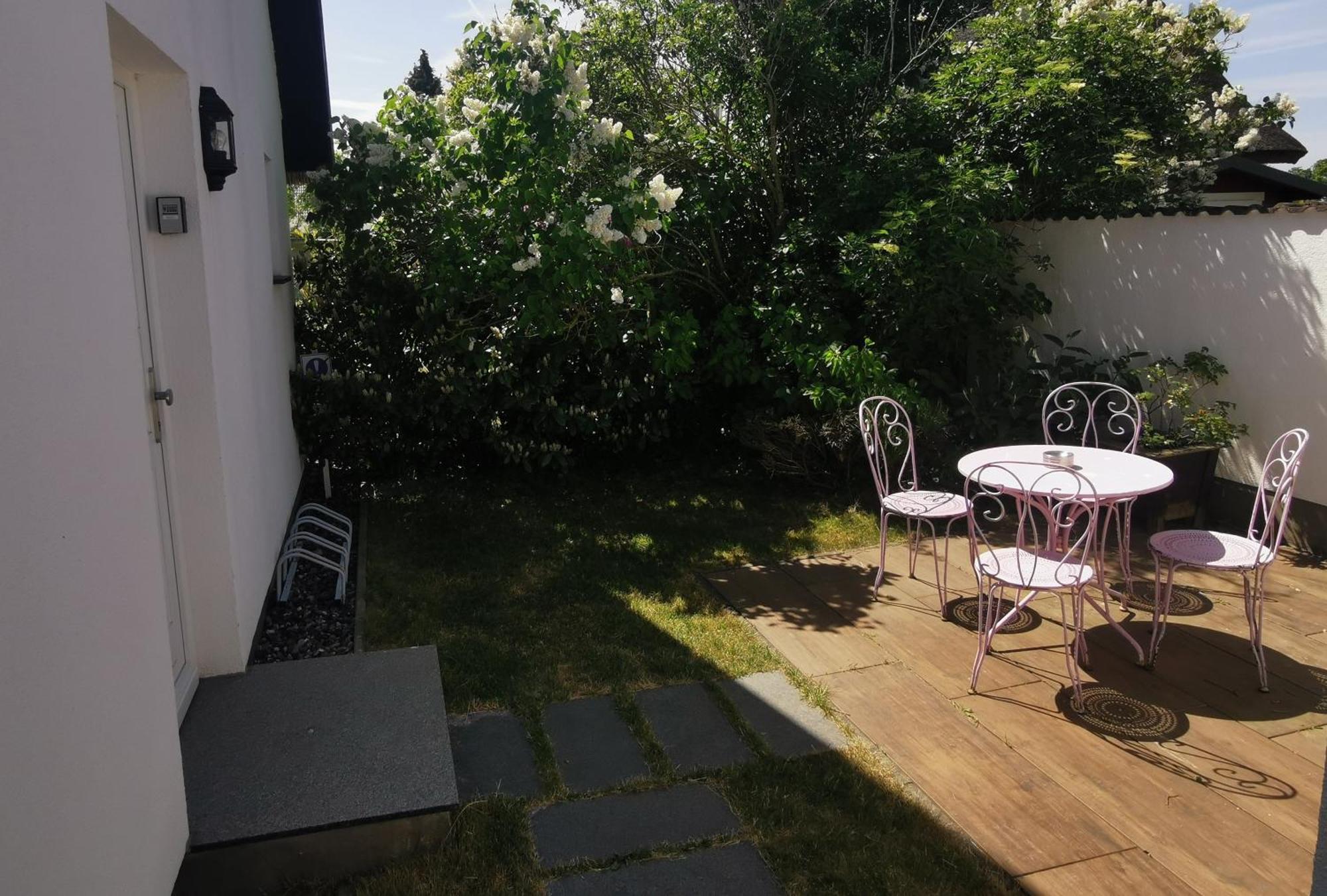 Reetferienhaus - Schaprode Hafen Bagian luar foto